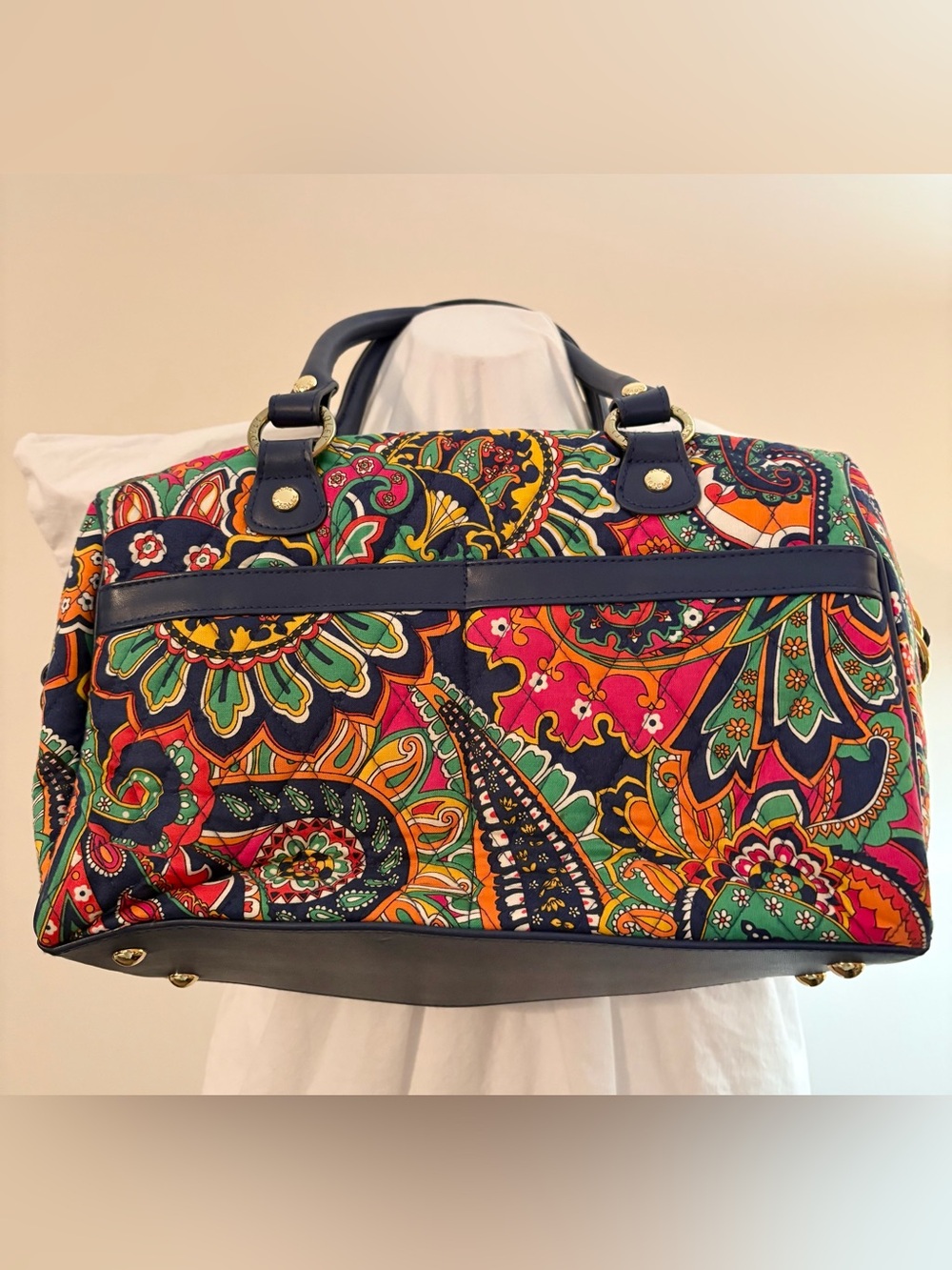 Vera Bradley “Venetian Paisley” Satchel